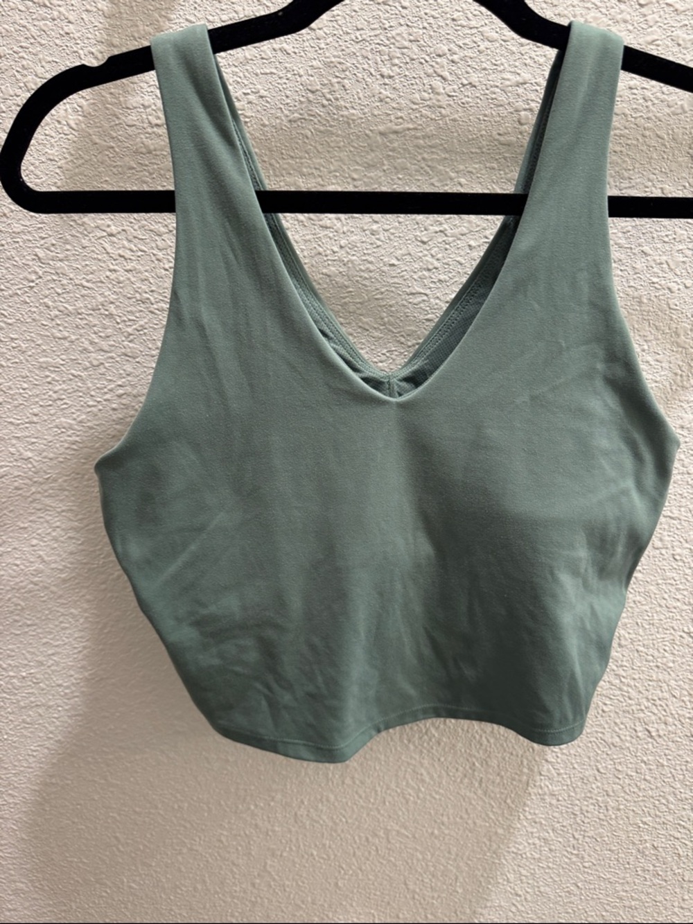 All in Motion Sage Green V-Neck Crop Tank